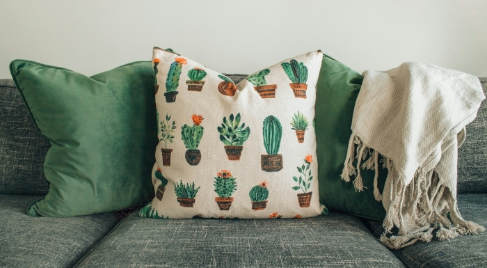 Coussin canapé coloré de décoration