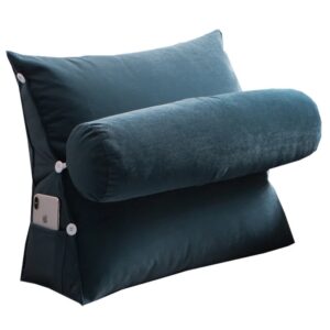 Coussin soutien de dos bleu, 5 nuances