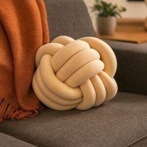 coussin boule de noeud