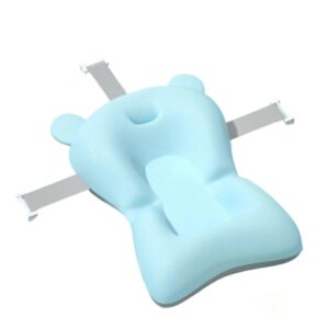 Coussin de baignoire bébé rose ou bleu