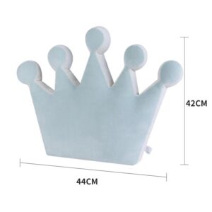 Coussin en forme de couronne pour enfant - Bleu