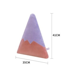Coussin forme montagne pour enfant - Sommet violet