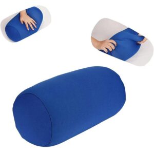 Coussin microbilles boudin bleu