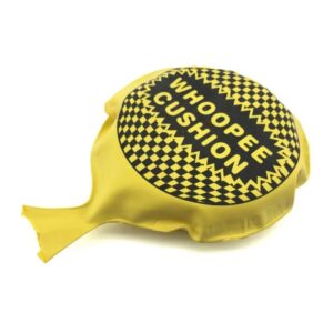 Coussin péteur rouge ou jaune - Jaune