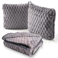 coussin plaid 2 en 1