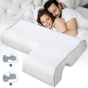 Coussin pour couple ergonomique à mémoire de forme