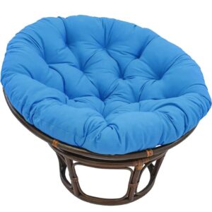 Coussin pour papasan bleu 100 x 100 cm - Bleu