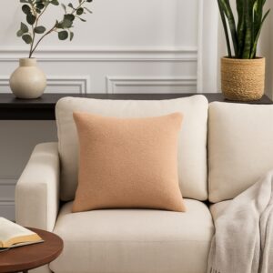 Coussin bouclette écru
