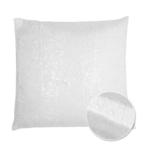 Coussin sequin blanc