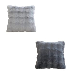 Coussin en velours gris
