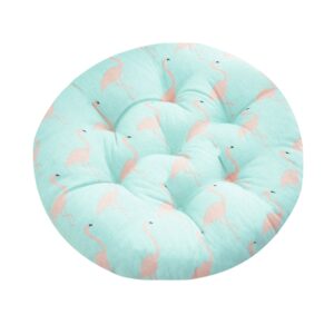 Coussin de chaise rond : Bleu Flamant
