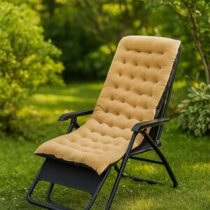 Grand coussin fauteuil couleur crème