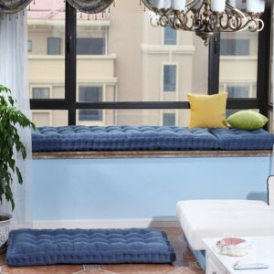 Coussin de banc intérieur bleu