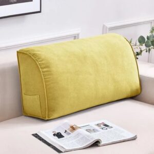 Coussin confort dos canapé jaune