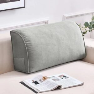 Coussin dos canapé gris