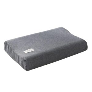 Taie d'oreiller coton 30x50 grise