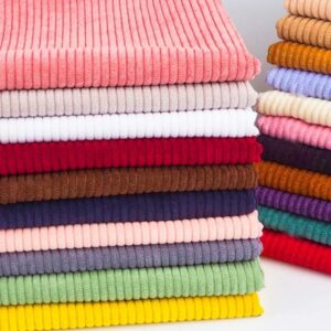 Tissu velours côtelé, plusieurs coloris